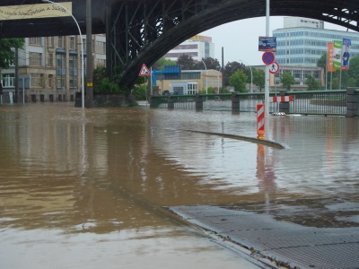 Hochwasser Annaberger Straße