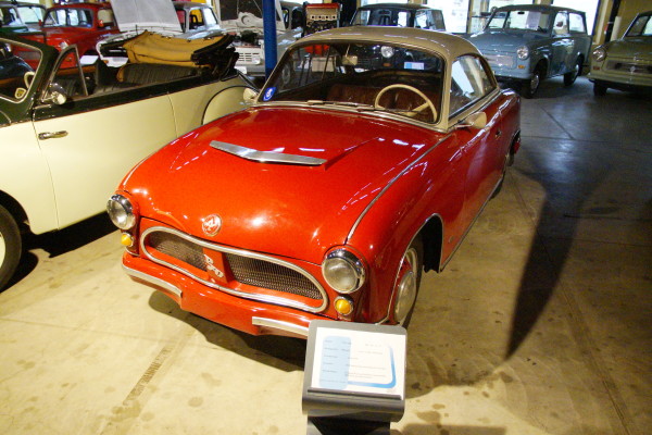 Selbst Hobby-Fachleute kommen beim Anblick dieses P70-Coupés aus dem Jahr 1959 ob der Ähnlichkeit mit einem Audi-Modell ins Grübeln. Foto: tsc