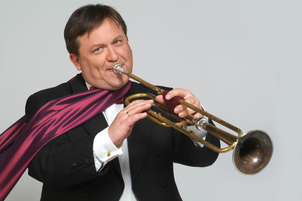 Ronald Kick begeistert mit dem Klang seiner Barocktrompete Foto: Veranstalter