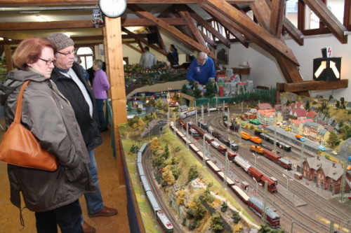 An zwei Wochenenden im Januar rollen in der Hessenmühle wieder die Modellbahnen. Foto: Uwe Wolf 