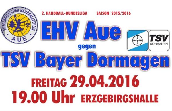 Der EHV erwartet am 29. April Bayer Dormagen