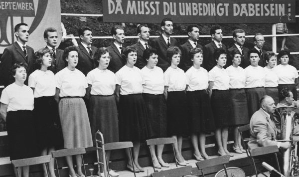 Der Chor im Jahr 1963. Foto: Archiv
