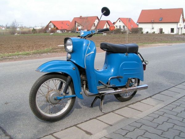 DDR-Mopeds wie diese Schwalbe sind inzwischen selten geworden. Vier wurden jetzt in Klaffenbach gestohlen Foto: wikipedia.de