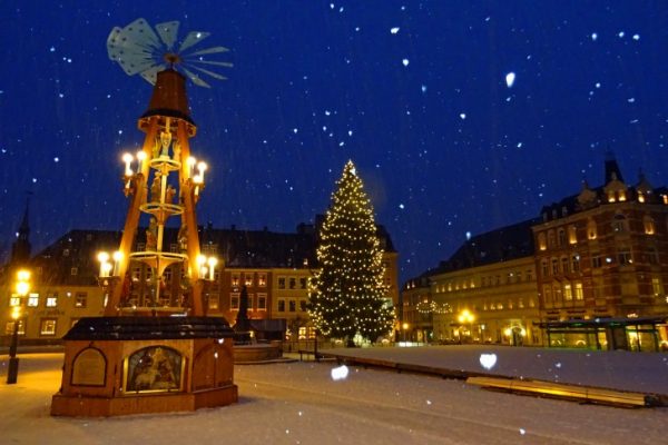 Die Stadt sucht mitten im Sommer einen neuen Weihnachtsmarkts-Baum. Foto: Stadt Annaberg-Buchholz