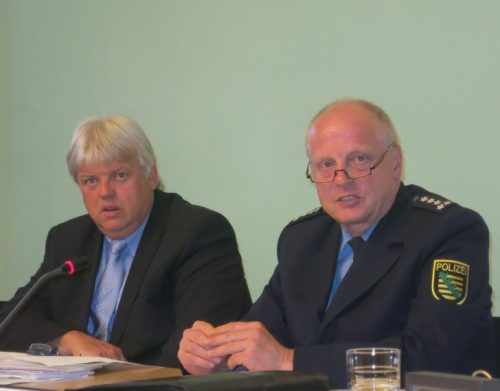 Revierleiter des Mittweidaer Polizeireviers, Bernd Bauch