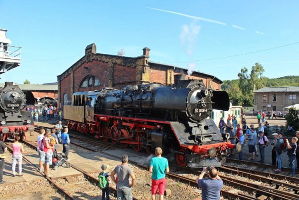 Besucher können ein Viertel Jahrhundert geballte Faszination Eisenbahn zum 25. Heizhausfest erleben und bestaunen. Foto: Sächsisches Eisenbahnmuseum Chemnitz-Hilbersdorf e.V.