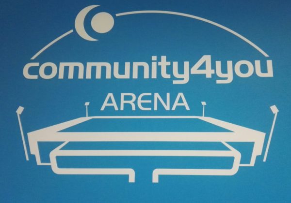 Was Logo der neuen Arena.