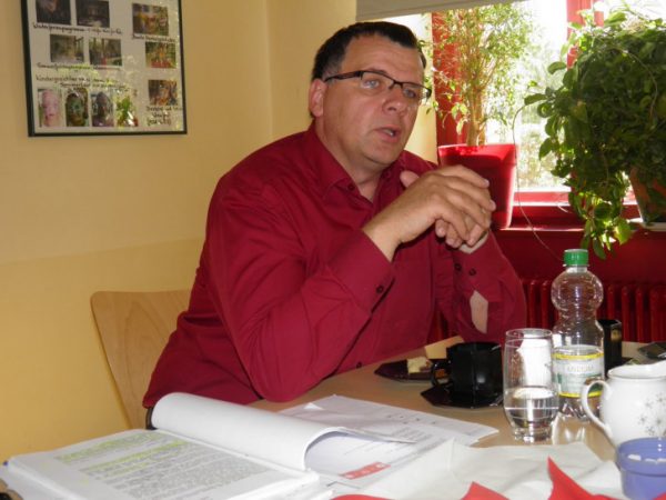 Klaus Tischendorf wird für die Partei DIE LINKE im Erzgebirge für den Bundestag kandidierten. Foto: DIE LINKE